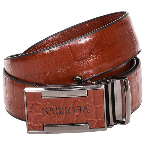 Mens Brown Reversible Buckle Belt