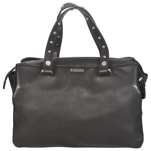 Different Available Ladies Black Genuine Soft Leather Handbag