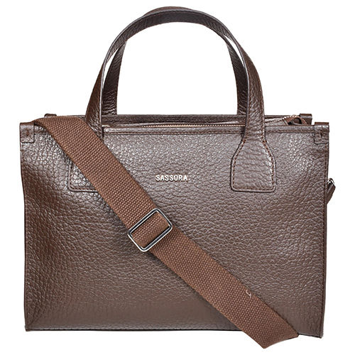 Different Available Leather Brown Medium Satchel Bag