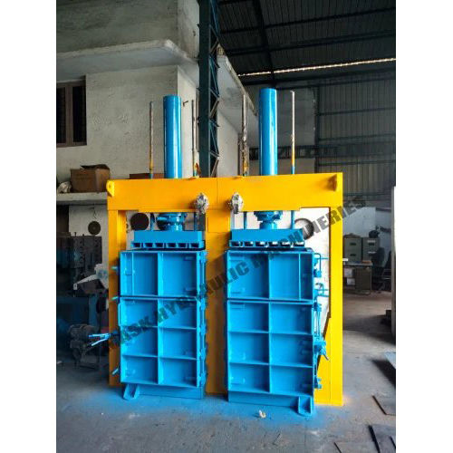 Double Box Double Cylinder Baling Machine