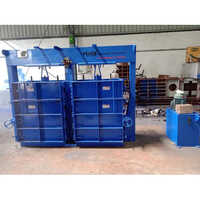 Double Cylinder Double Box Press Machine - 50 Ton Capacity, Electric Powered, Low Noise, Semi-automatic, Painted Blue Surface Treatment, 1-year Warranty