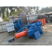 Blue Car Baler Machine