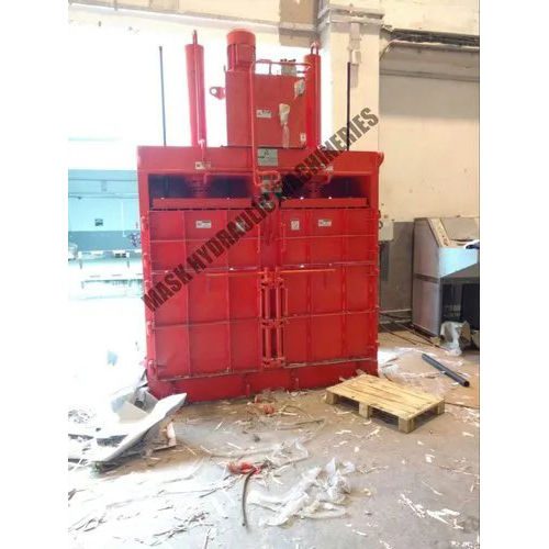 Double Box Double Cylinder Waste Paper Baling Machine