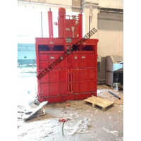 Blue Double Box Double Cylinder Waste Paper Baling Machine