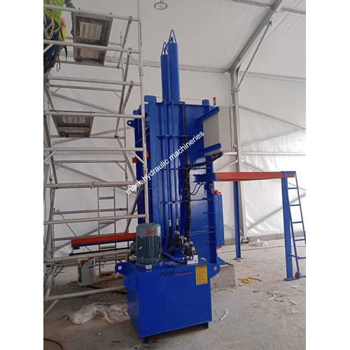 Blue Plastic Scrap Bailing Machine