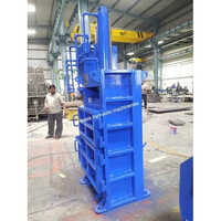Blue Paper Cone Scrap Baler Machine