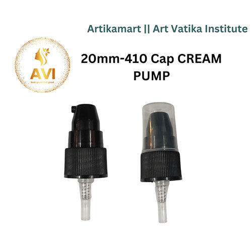 20mm-410 Cap CREAM PUMP BLACK