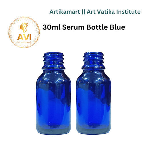 30 ml Serum Bottle Blue 18mm NECK