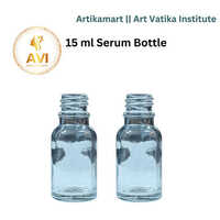 15 Ml Serum Bottle Clear 18mm Neck - Material: Glass