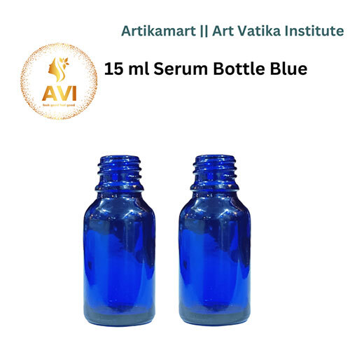 15 ml Serum Bottle BLUE 18mm NECK