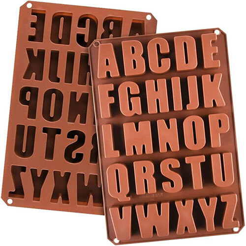 Silicone Mould Alphabet 3 Large