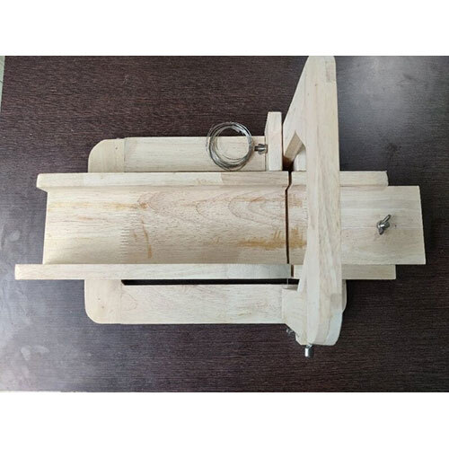 Wooden Soap Cutter Adjustable Wire Slicer