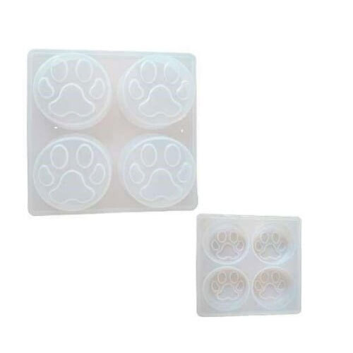 Silicone Mould Soap Cat Paw - 4 Cavity - 60-75g