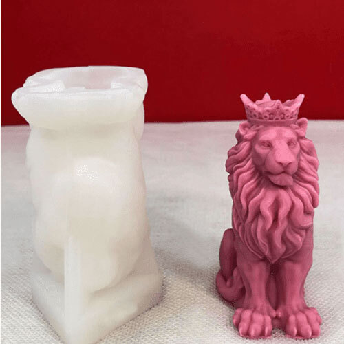 Silicon Mold Candle Lion King 3D - 70g MB