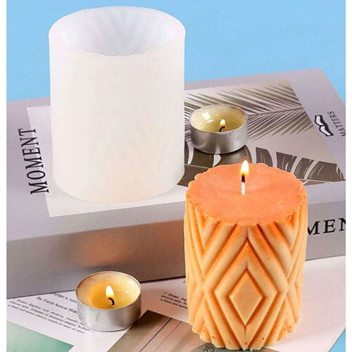 Silicon Mold Candle Pillar Diamond Kite