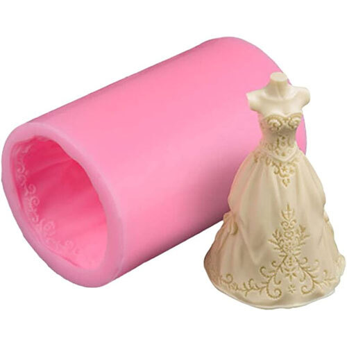 Silicon Mold Candle Wedding Dress - 2