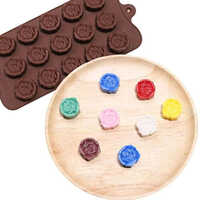 Silicon Mold Chocolate Small Rose- 15 Cavity -5g - Life Span: Durable And Reusable