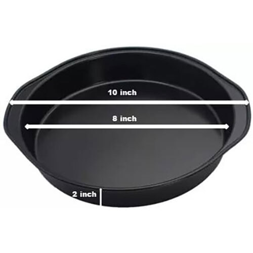 Nonstick Black Cake Mold with Handle Round 8inch