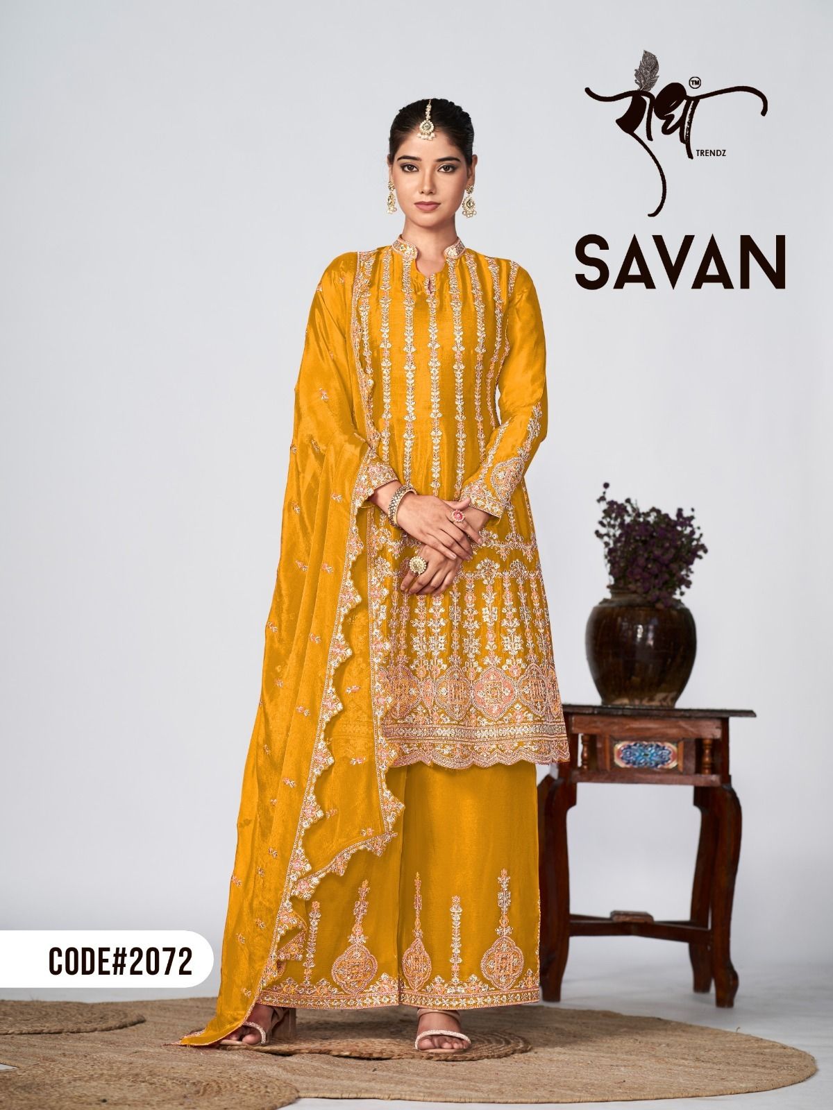 SHARARA SUITS  EMBROIDERY WORK