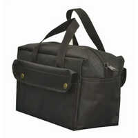 Military Tool Bag - Nylon, 11x7x6 Inches, Black | Plain Design, Zipper Closure, Lightweight And Durable For All-purpose Use