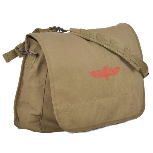 Khaki Israeli Paratrooper Shoulder Bag