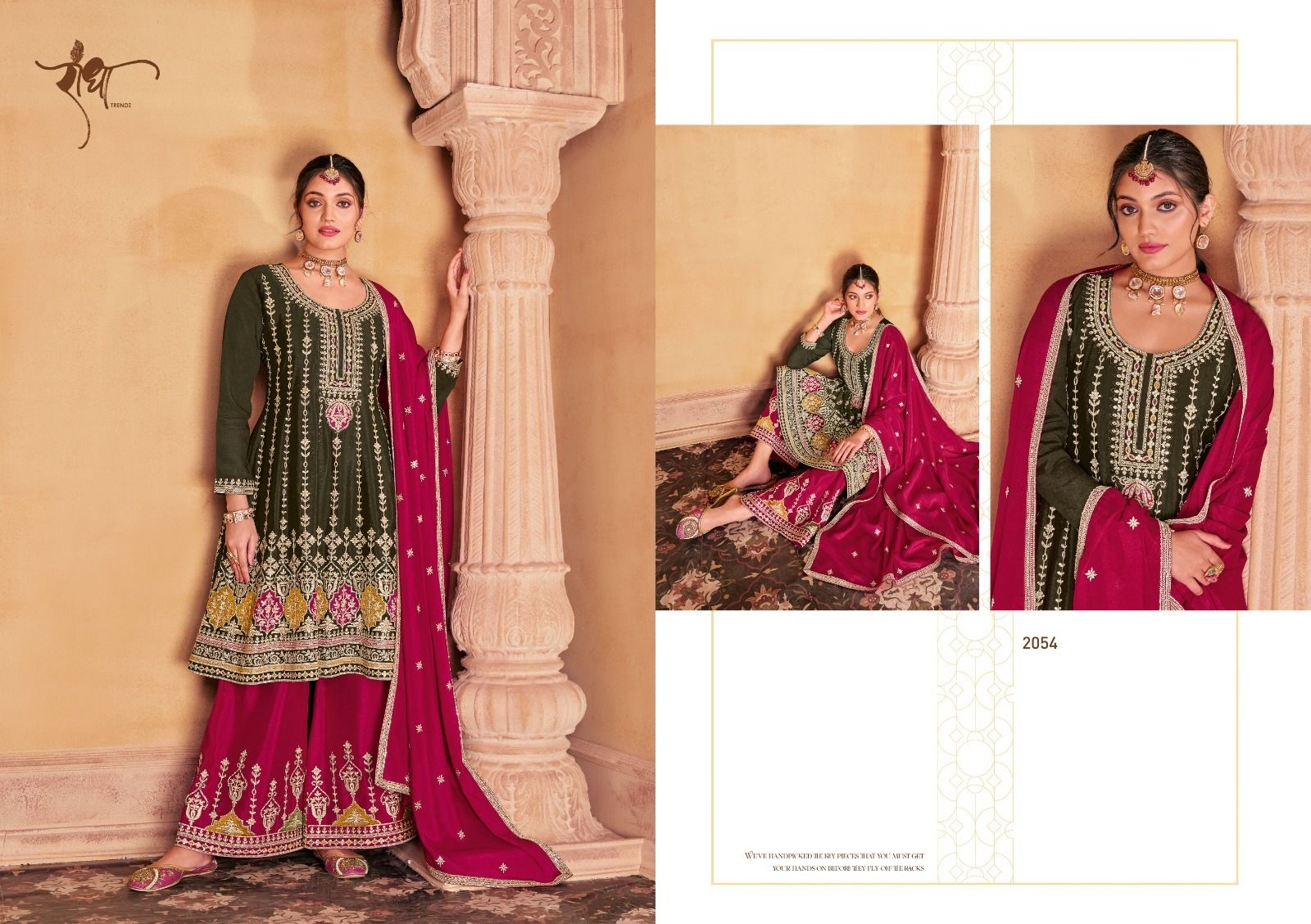 SHARARA SUITS HEAVY PREMIUM CHINON