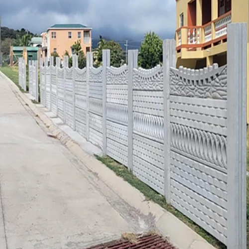 RCC Precast Compound Wall - 1800x300x50mm | RCC Material, Ideal for Boundary Applications, Durable Precast Design