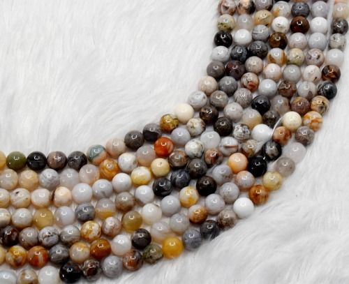 8mm Bamboo Leaf Beads, Gemstone Beads For Necklace ,Crystal Beads Jewelry