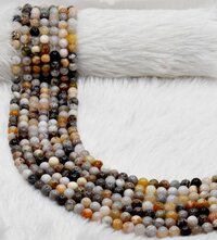 8mm Bamboo Leaf Beads, Gemstone Beads for Necklace ,Crystal Beads Jewelry