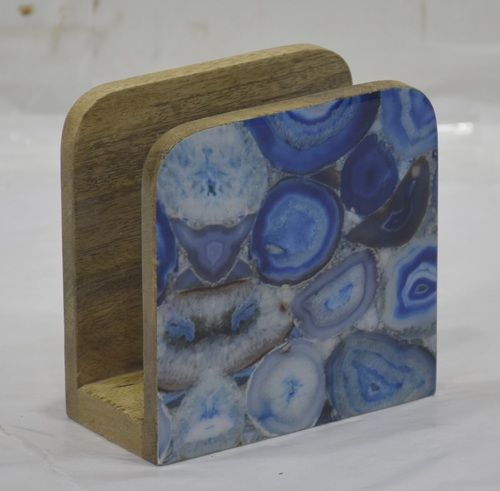 5 Inch Wooden Napkin Holder