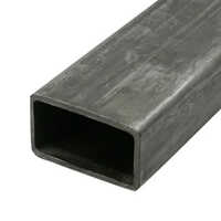 Ms Rectangular Pipe - Mild Steel Seamless, 6mm Length | Galvanized Finish, Metal Pipe Cap End Protector, Industrial Grade