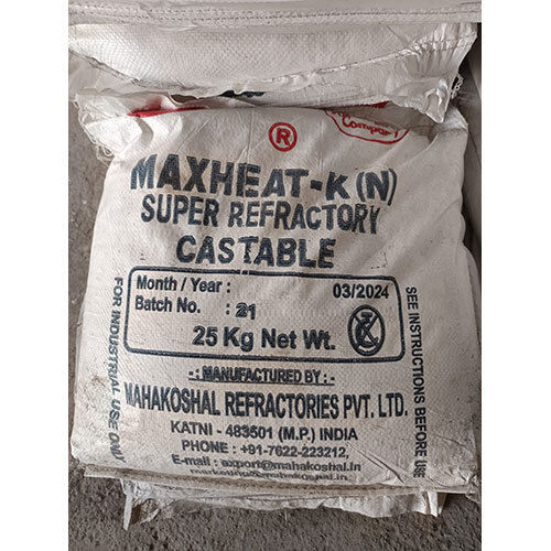 Maxheat K (N) Super Refractory Castable Application: Construction