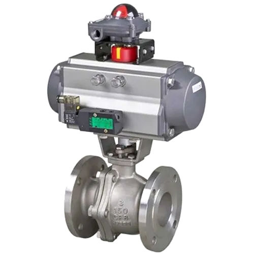 Polished Ball Valve With Rotary Actuator