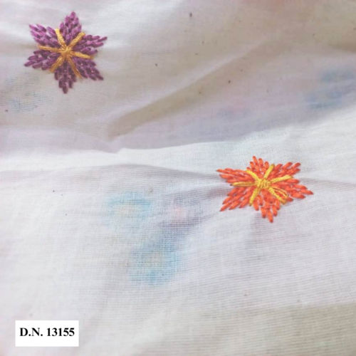 Floral Pure cotton Embroidery fabric