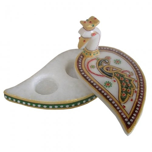 Multicolor Marble Chopra Peacock