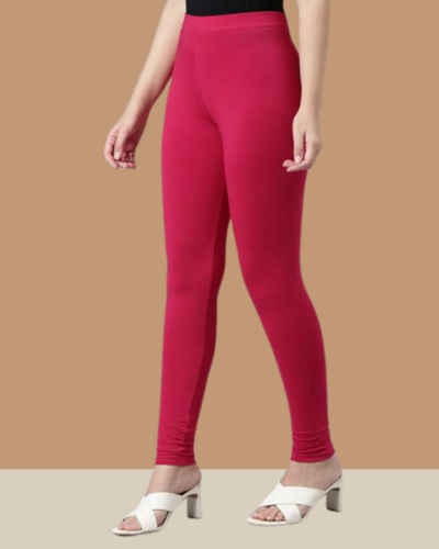 55+ Colours Red Maroon Full Length Churidar Leggings