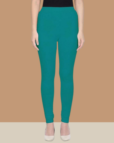 Peacock color Full Length Churidar Leggings