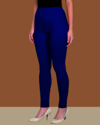 Pepsi Blue Full Length Churidar Leggings