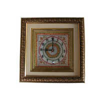 Marble Tray Clock With Frame