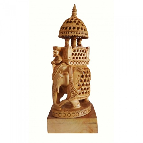 Brown Wooden Ambabari Indian Art And Crafts