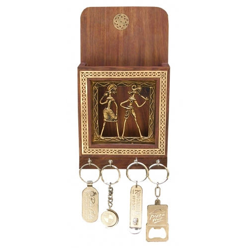 Polished Dokra Key Hanger
