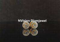 Celestial HaloMesmerizing Solitaire Natural DiamondStuds