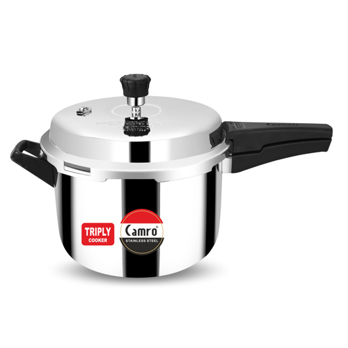 Camro Triply Butterfly Pressure Cooker - Body Thickness: 2.5 Millimeter (Mm)