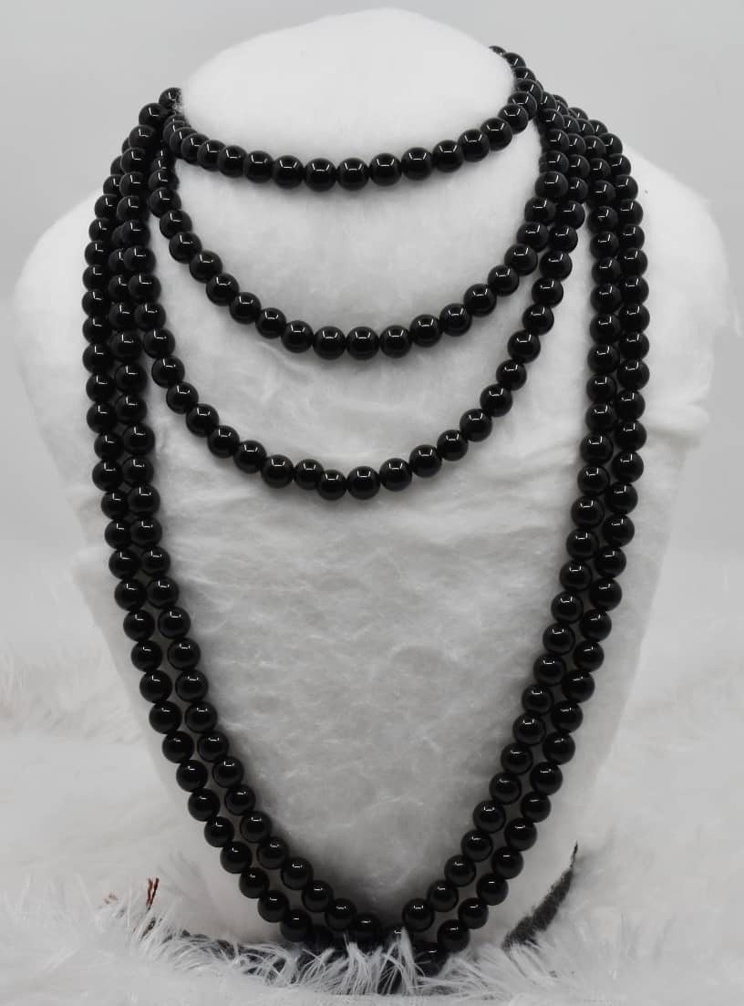 8mm Black Obsidian Beads, Gemstone Beads for Necklace ,Crystal Beads Jewelry