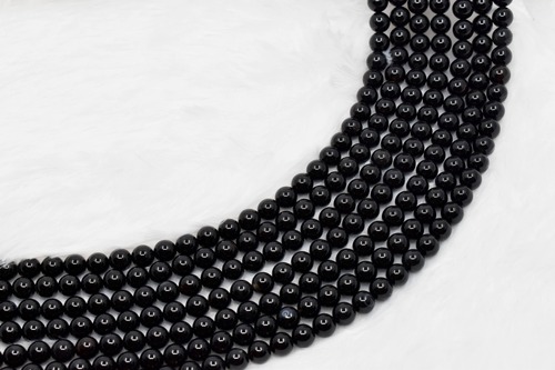 8mm Black Onyx Beads, Gemstone Beads for Necklace ,Crystal Beads Jewelry