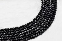 Black Onyx Beads - 14.5 Inches, Polished Round Gemstone Beads In 4mm To 16mm Sizes, 100% Natural And Unique