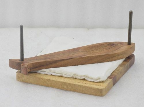 Wooden Triangle Napkin Holder