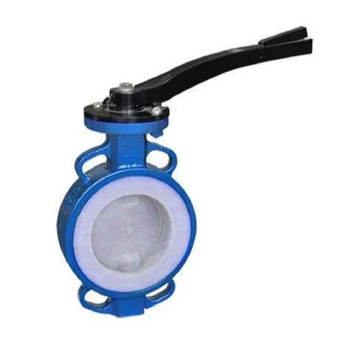 Multicolor Pfa Lined Butterfly Valve