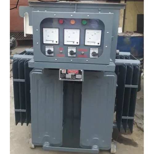 Three Phase Servo Controlled Voltage Stabilizer - AC to DC, Analog Display, 3-Phase Warranty Included