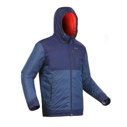 Mens Waterproof Winter Hiking Jacket - Sh100 X-warm -10 C -Blue Age Group: Adults